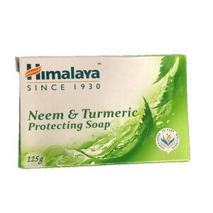 Himalaya Purifying Neem & Turmeric Cleansing Bar, Face and Body Soap for Soft
